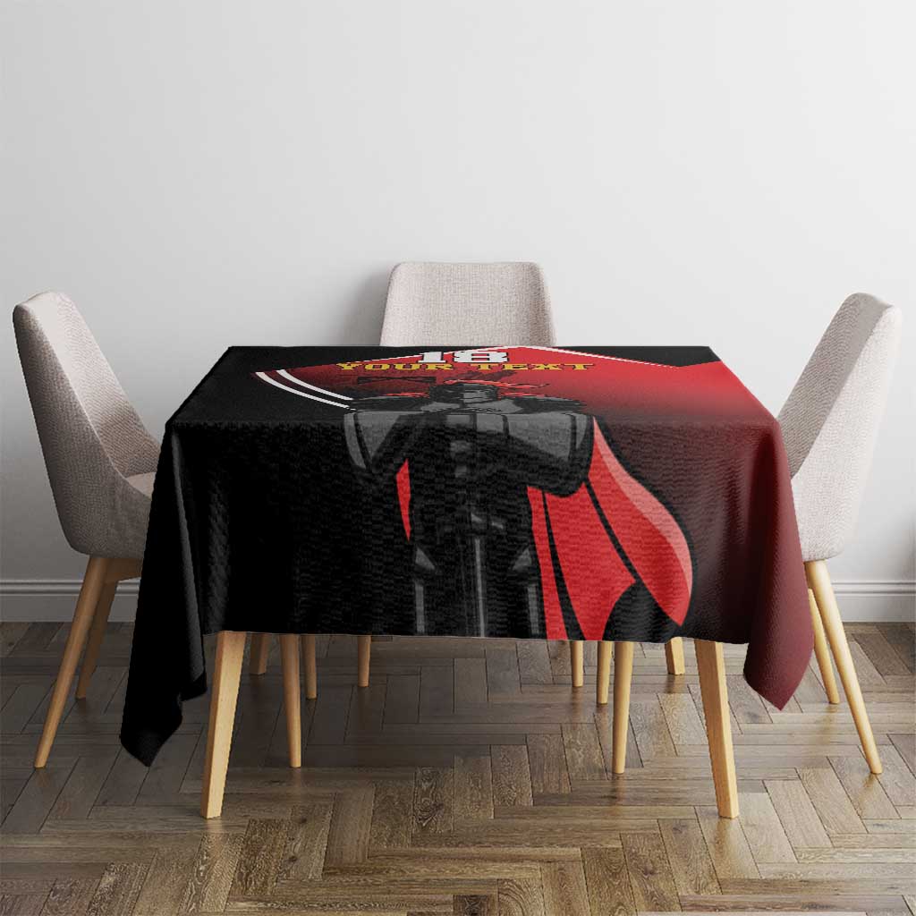 Custom Trinidad and Tobago Cricket Knight Riders Tablecloth Go Champion - Wonder Print Shop
