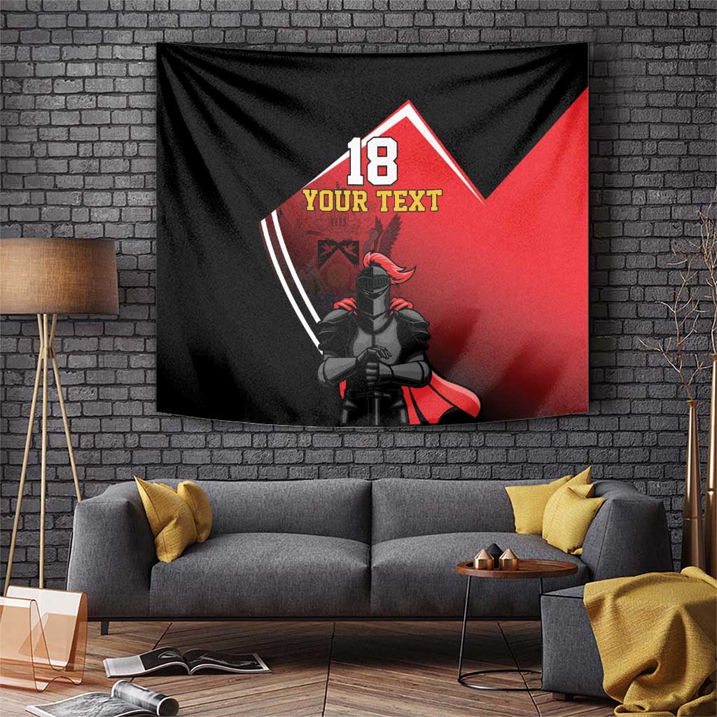 Custom Trinidad and Tobago Cricket Knight Riders Tapestry Go Champion - Wonder Print Shop
