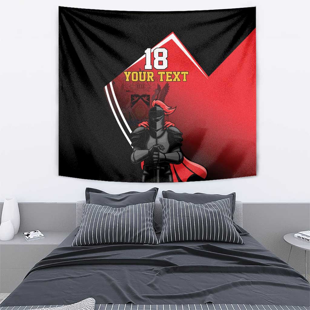 Custom Trinidad and Tobago Cricket Knight Riders Tapestry Go Champion - Wonder Print Shop