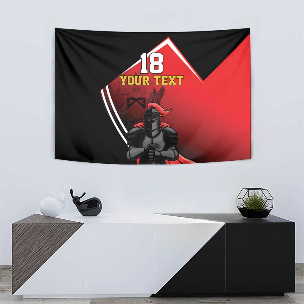 Custom Trinidad and Tobago Cricket Knight Riders Tapestry Go Champion - Wonder Print Shop
