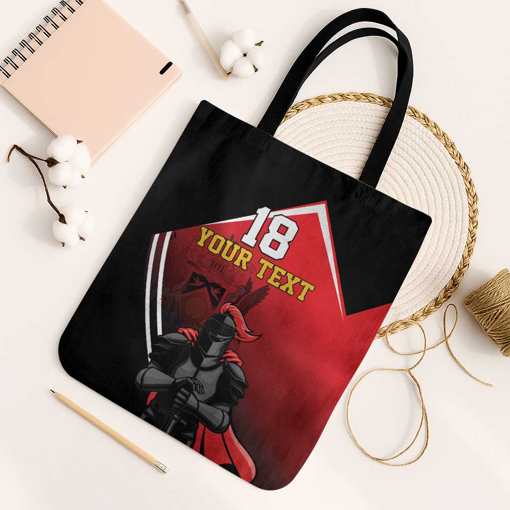 Custom Trinidad and Tobago Cricket Knight Riders Tote Bag Go Champion - Wonder Print Shop