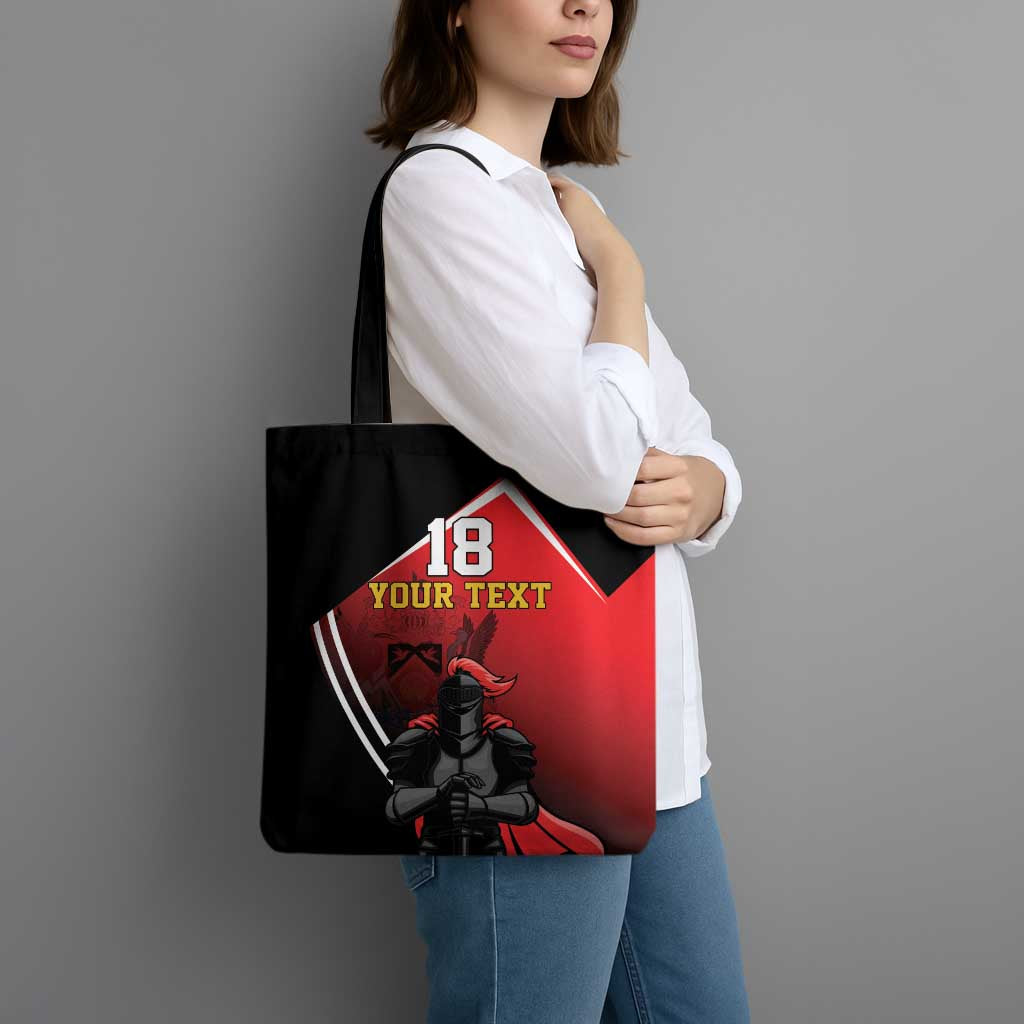 Custom Trinidad and Tobago Cricket Knight Riders Tote Bag Go Champion - Wonder Print Shop