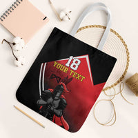 Custom Trinidad and Tobago Cricket Knight Riders Tote Bag Go Champion - Wonder Print Shop