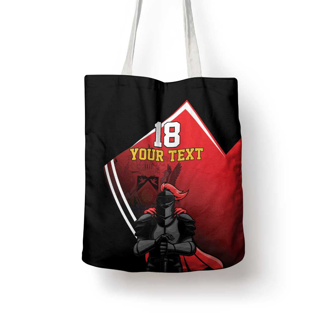 Custom Trinidad and Tobago Cricket Knight Riders Tote Bag Go Champion - Wonder Print Shop