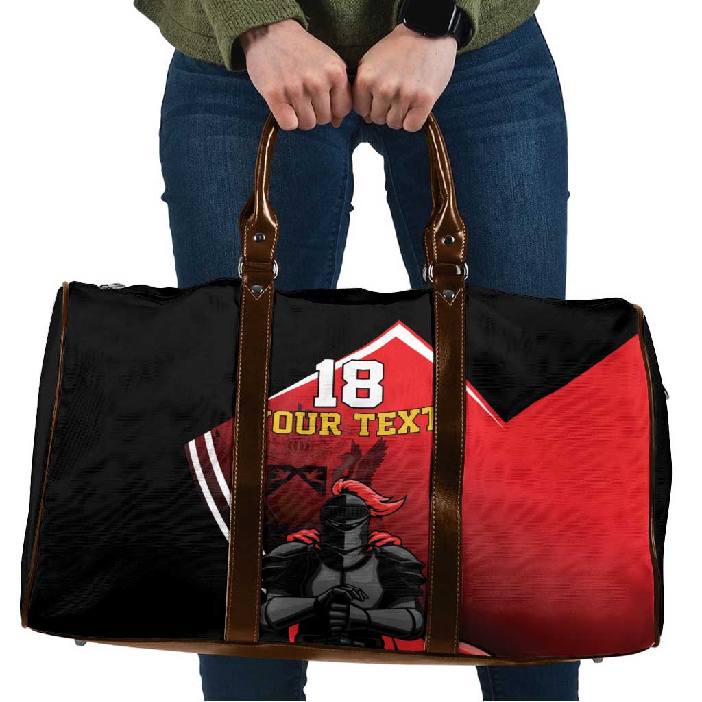 Custom Trinidad and Tobago Cricket Knight Riders Travel Bag Go Champion - Wonder Print Shop