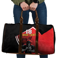 Custom Trinidad and Tobago Cricket Knight Riders Travel Bag Go Champion - Wonder Print Shop