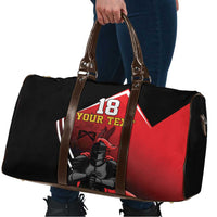 Custom Trinidad and Tobago Cricket Knight Riders Travel Bag Go Champion - Wonder Print Shop