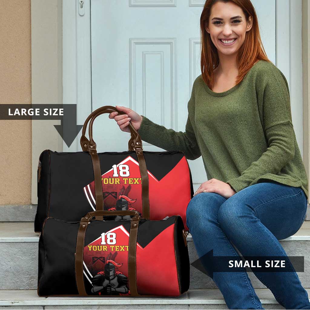 Custom Trinidad and Tobago Cricket Knight Riders Travel Bag Go Champion - Wonder Print Shop