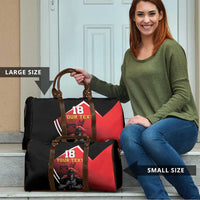 Custom Trinidad and Tobago Cricket Knight Riders Travel Bag Go Champion - Wonder Print Shop