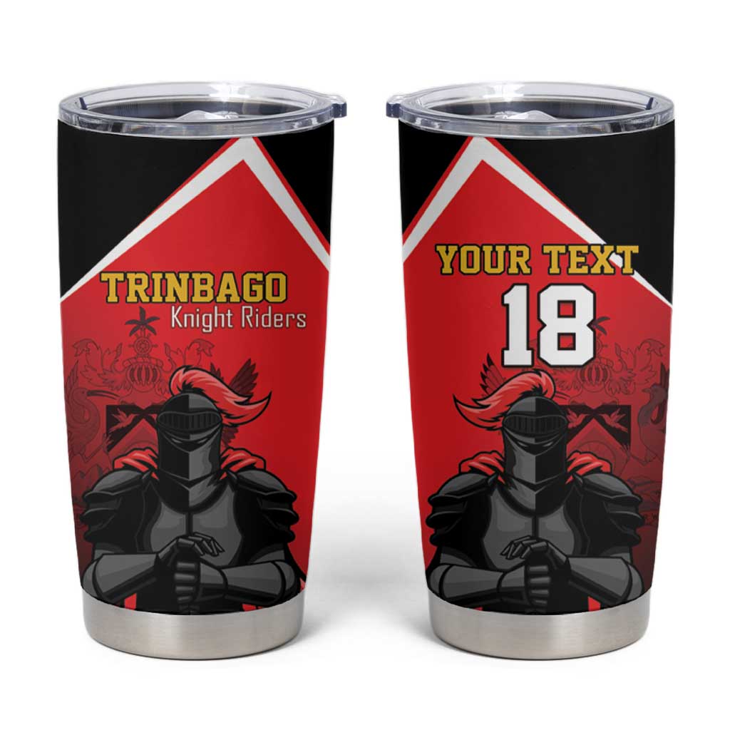 Custom Trinidad and Tobago Cricket Knight Riders Tumbler Cup Go Champion - Wonder Print Shop