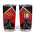 Custom Trinidad and Tobago Cricket Knight Riders Tumbler Cup Go Champion - Wonder Print Shop