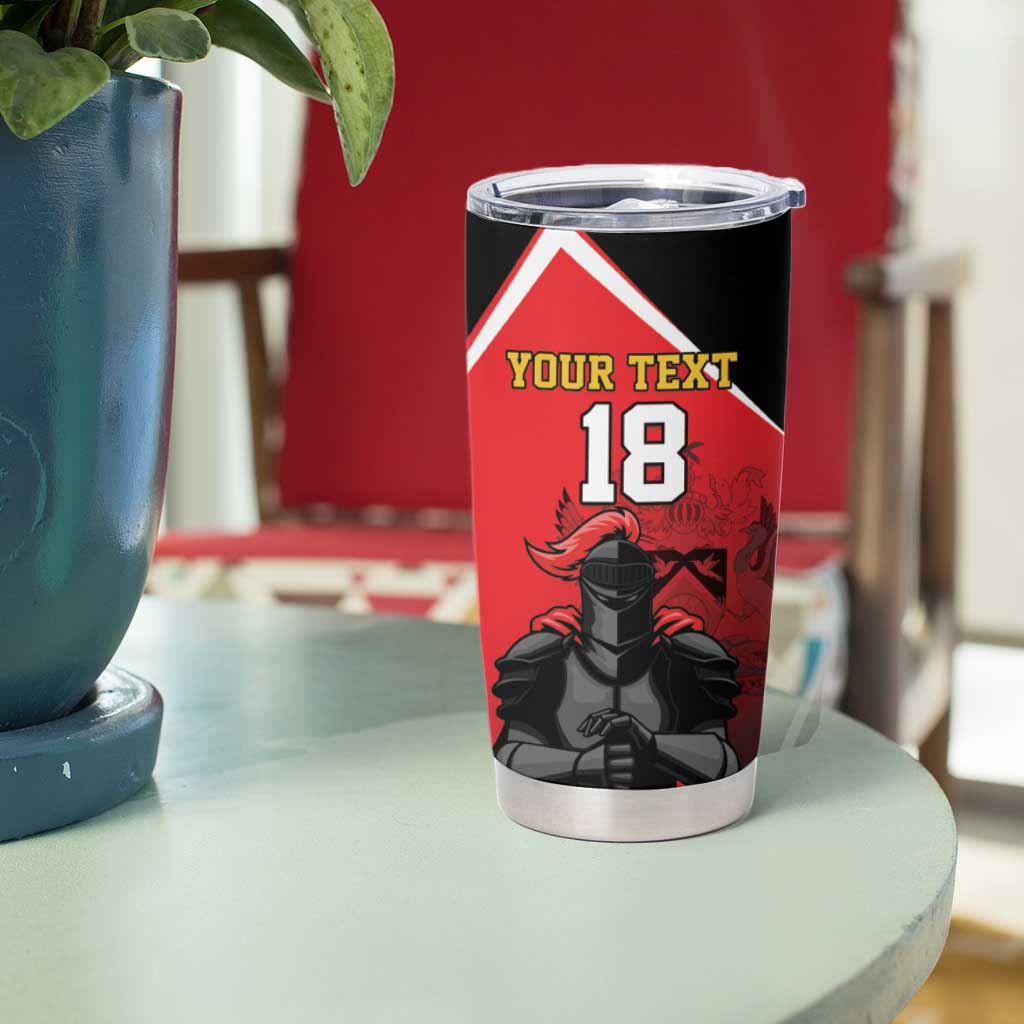 Custom Trinidad and Tobago Cricket Knight Riders Tumbler Cup Go Champion - Wonder Print Shop