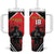 Custom Trinidad and Tobago Cricket Knight Riders Tumbler With Handle Go Champion - Wonder Print Shop