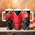 Custom Trinidad and Tobago Cricket Knight Riders Tumbler With Handle Go Champion - Wonder Print Shop