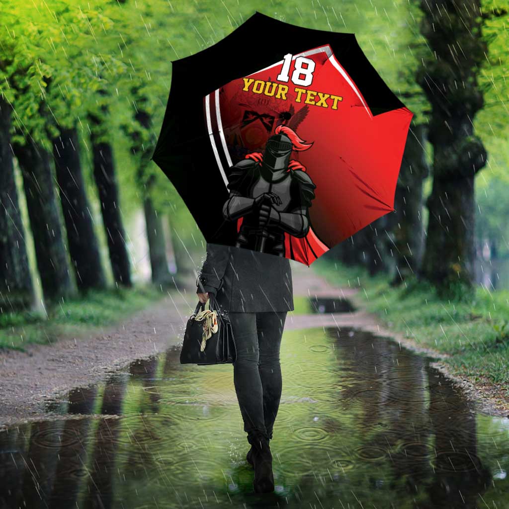 Custom Trinidad and Tobago Cricket Knight Riders Umbrella Go Champion - Wonder Print Shop