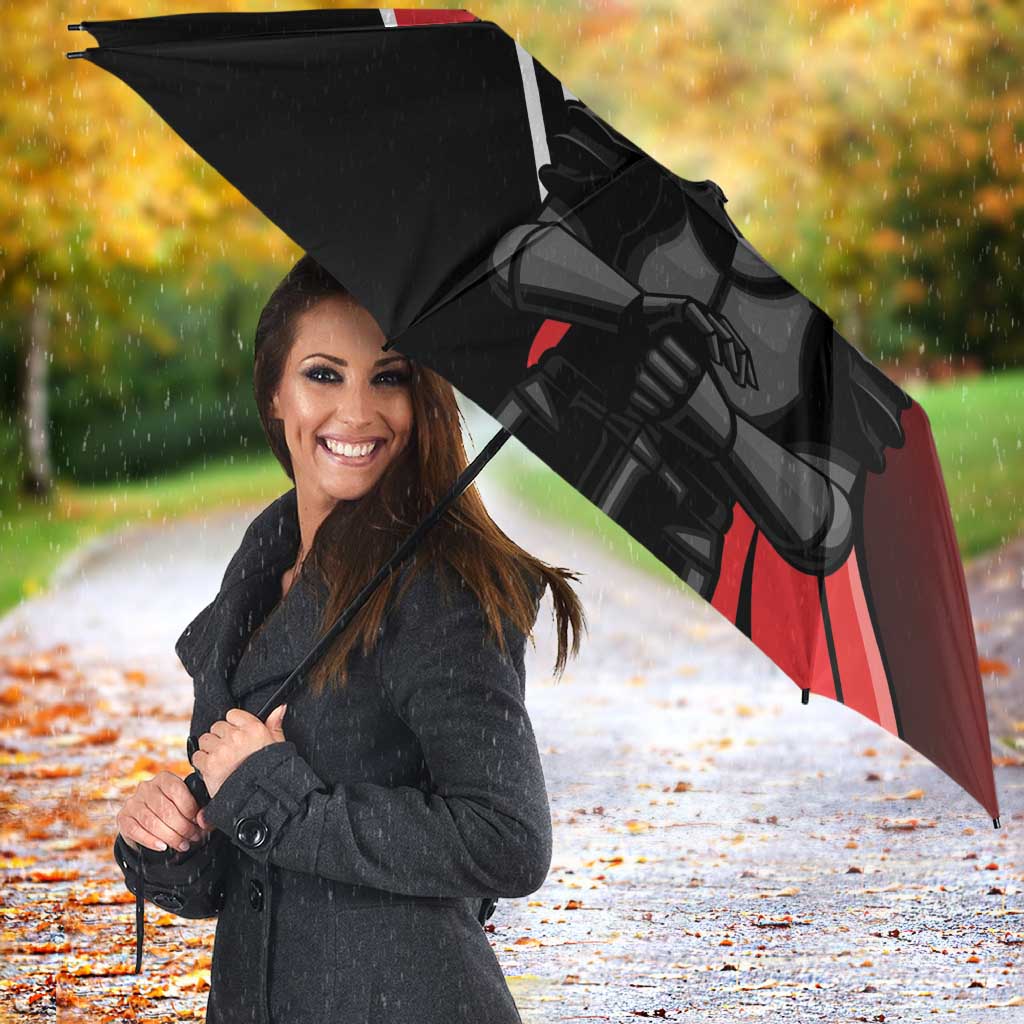 Custom Trinidad and Tobago Cricket Knight Riders Umbrella Go Champion - Wonder Print Shop