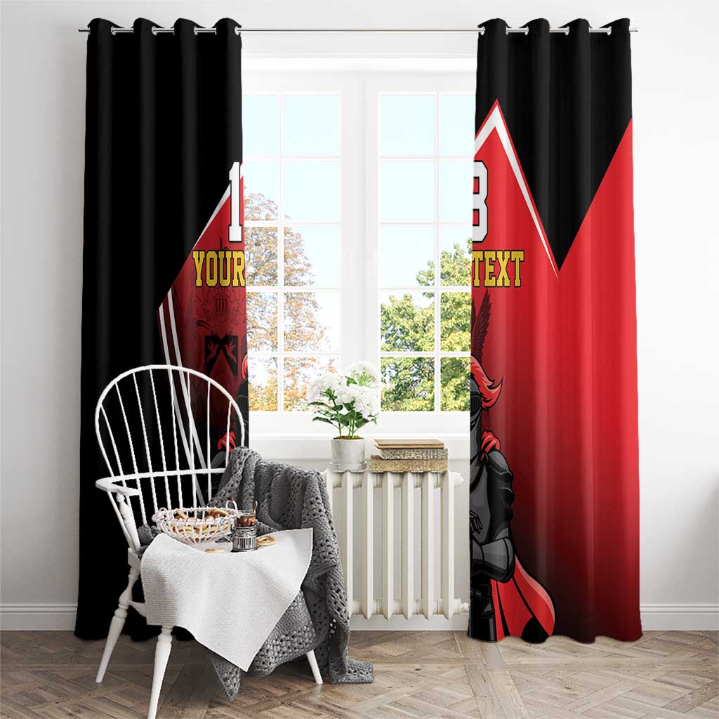 Custom Trinidad and Tobago Cricket Knight Riders Window Curtain Go Champion - Wonder Print Shop