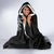 Denmark Viking Ravens Hooded Blanket Vegvisir Runes Pattern - Wonder Print Shop