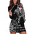Denmark Viking Ravens Hoodie Dress Vegvisir Runes Pattern - Wonder Print Shop