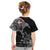 Denmark Viking Ravens Kid T Shirt Vegvisir Runes Pattern - Wonder Print Shop