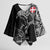 Denmark Viking Ravens Kimono Sleeve Blouse Vegvisir Runes Pattern - Wonder Print Shop