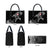 Denmark Viking Ravens Leather Bag Vegvisir Runes Pattern - Wonder Print Shop