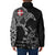 Denmark Viking Ravens Padded Jacket Vegvisir Runes Pattern - Wonder Print Shop
