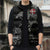 Denmark Viking Ravens Sleeveless Puffer Jacket Vegvisir Runes Pattern - Wonder Print Shop