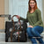 Denmark Viking Ravens Travel Bag Vegvisir Runes Pattern - Wonder Print Shop