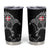 Denmark Viking Ravens Tumbler Cup Vegvisir Runes Pattern - Wonder Print Shop