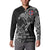 Norway Viking Ravens Button Sweatshirt Vegvisir Runes Pattern - Wonder Print Shop