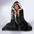 Norway Viking Ravens Hooded Blanket Vegvisir Runes Pattern - Wonder Print Shop