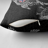 Norway Viking Ravens Pillow Cover Vegvisir Runes Pattern - Wonder Print Shop