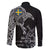 Sweden Viking Ravens Family Matching Mermaid Dress and Hawaiian Shirt Vegvisir Runes Pattern - Wonder Print Shop