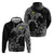 Sweden Viking Ravens Hoodie Vegvisir Runes Pattern - Wonder Print Shop