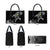 Sweden Viking Ravens Leather Bag Vegvisir Runes Pattern - Wonder Print Shop