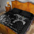 Sweden Viking Ravens Quilt Bed Set Vegvisir Runes Pattern - Wonder Print Shop