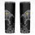 Sweden Viking Ravens Skinny Tumbler Vegvisir Runes Pattern - Wonder Print Shop
