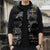 Sweden Viking Ravens Sleeveless Puffer Jacket Vegvisir Runes Pattern - Wonder Print Shop