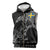 Sweden Viking Ravens Sleeveless Zip Hoodie Vegvisir Runes Pattern - Wonder Print Shop