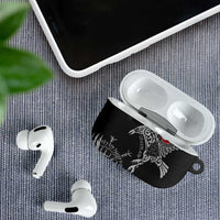 Greenland Viking Ravens AirPods Case Vegvisir Runes Pattern - Wonder Print Shop