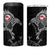 Greenland Viking Ravens 4 in 1 Can Cooler Tumbler Vegvisir Runes Pattern - Wonder Print Shop
