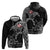 Greenland Viking Ravens Hoodie Vegvisir Runes Pattern - Wonder Print Shop