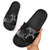 Greenland Viking Ravens Slide Sandals Vegvisir Runes Pattern - Wonder Print Shop