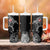 Greenland Viking Ravens Tumbler With Handle Vegvisir Runes Pattern - Wonder Print Shop
