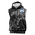Scotland Viking Ravens Sleeveless Hoodie Vegvisir Runes Pattern - Wonder Print Shop