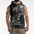 Scotland Viking Ravens Sleeveless Hoodie Vegvisir Runes Pattern - Wonder Print Shop