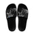 Scotland Viking Ravens Slide Sandals Vegvisir Runes Pattern - Wonder Print Shop