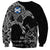 Scotland Viking Ravens Sweatshirt Vegvisir Runes Pattern - Wonder Print Shop