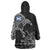 Scotland Viking Ravens Wearable Blanket Hoodie Vegvisir Runes Pattern - Wonder Print Shop